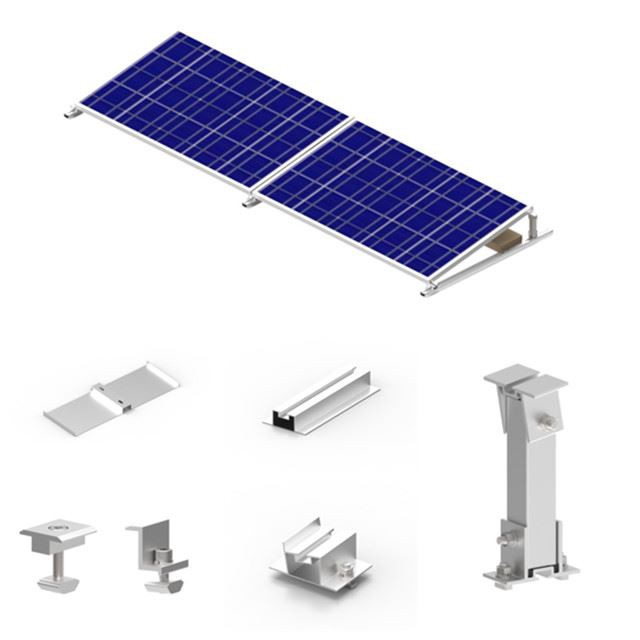 Flat Pv Roof Ballasted Mounting Brackets