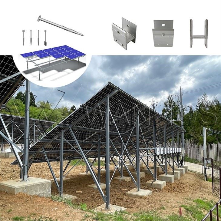 Sistema de muntatge de muntatge en terra PV