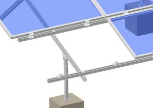 Sistema Solar de Racking Estructura Solar Estructura C-acer